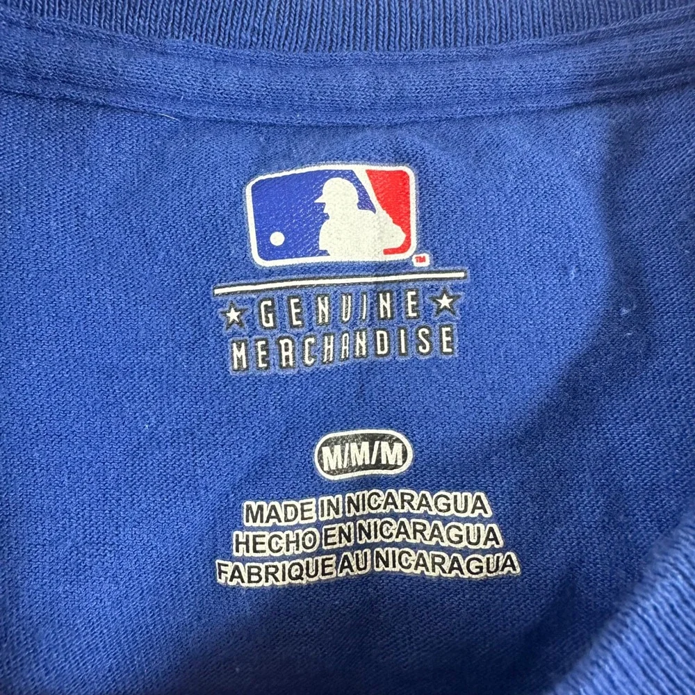 Mens M Chicago Cubs NLDS National League Division Winner 2016 Royal Blue T Shirt